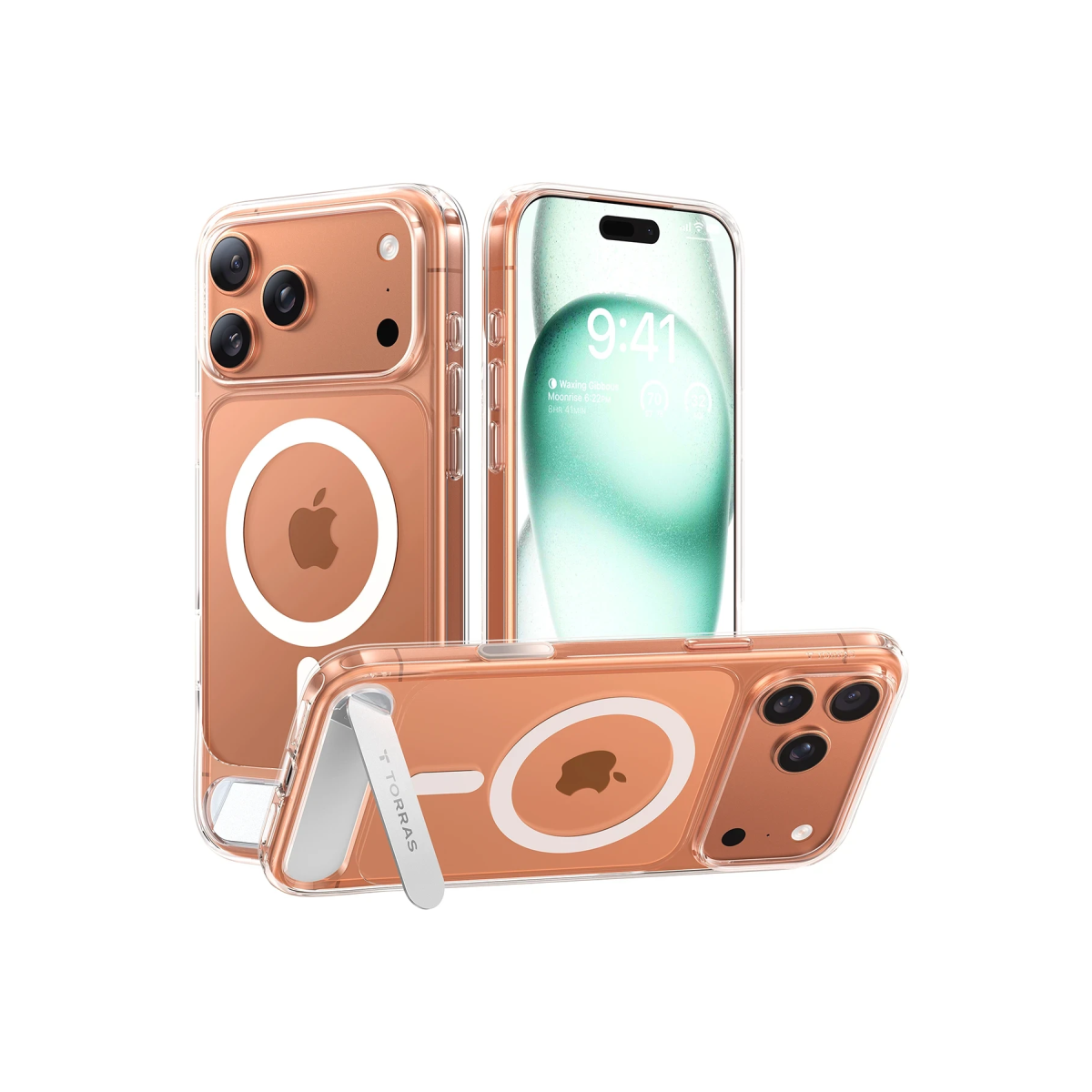 Torras Apple iPhone 18 Pro Max Ostand L1 Standlı Magsafe Kapak